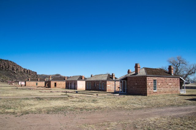 Rear of officer housing at Fort Davis National Historic Site