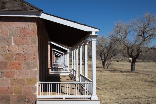 View of from porches at Fort Davis National Historic Site