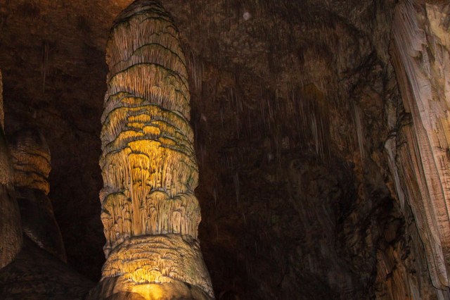 Totem pole stalagmite