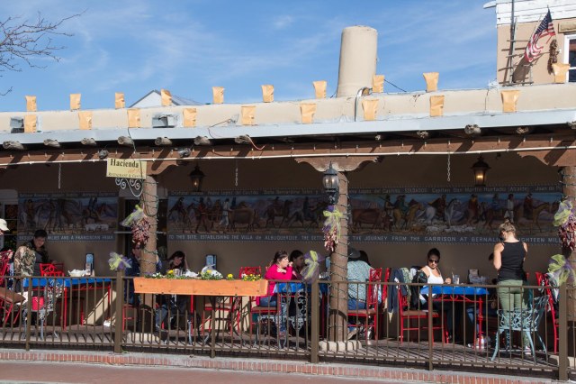 Out door restaurant seating
