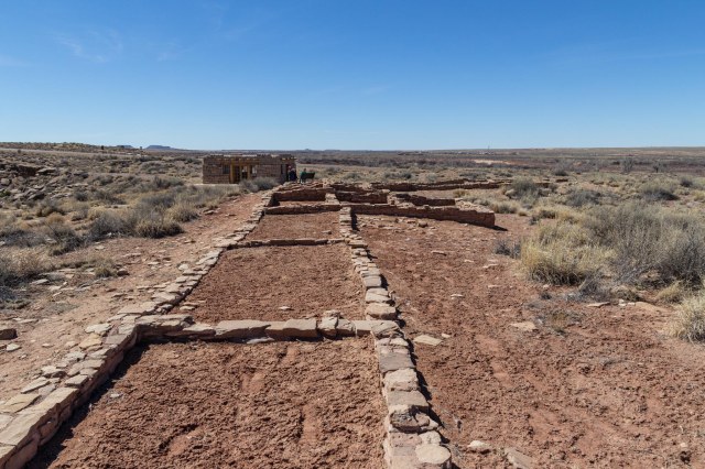 Adobe ruins at Puerco Plaza