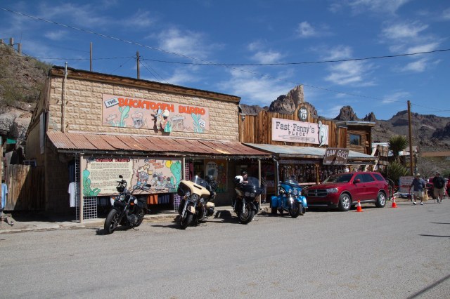 Western town street scene