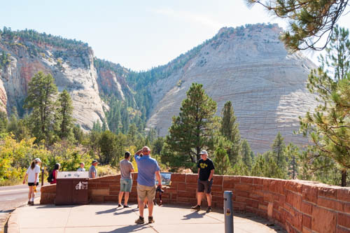 Checkerboard Mesa mountain formation