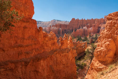 View of Bryce Canyon rock formations