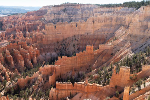 Bryce Canyon hoodoos, walls, and windows
